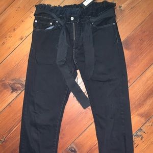 NWT Levi’s NASTY GAL paperbag waist wide jean